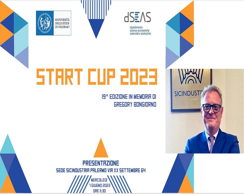 STARTCUP PALERMO, AL VIA LA BUSINESS PLAN COMPETITION IN MEMORIA DI GREGORY BONGIORNO - 08/06/2023